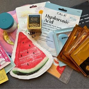 Huge Assorted Skincare lot with Face Masks and Creams